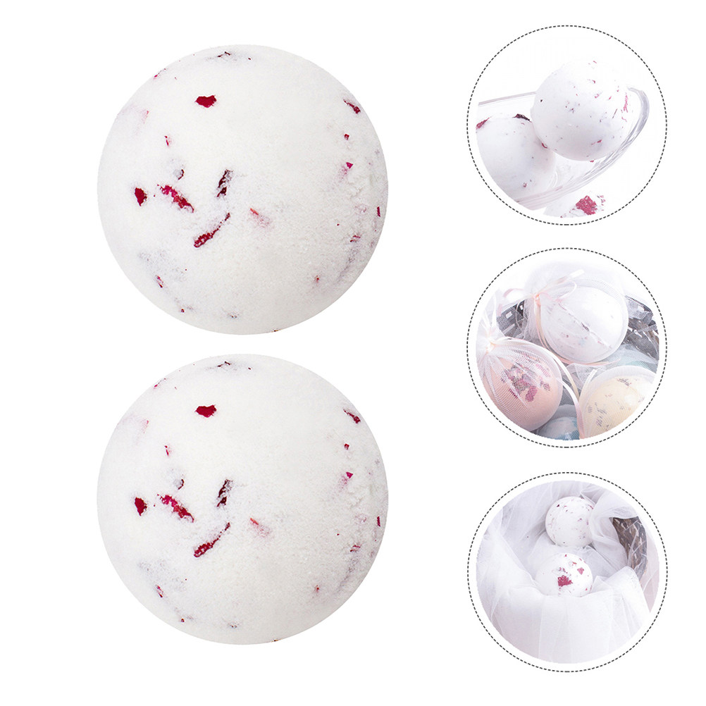 Relax - Spa & Wellness - 2Pcs Rose Bubble Milk White Color