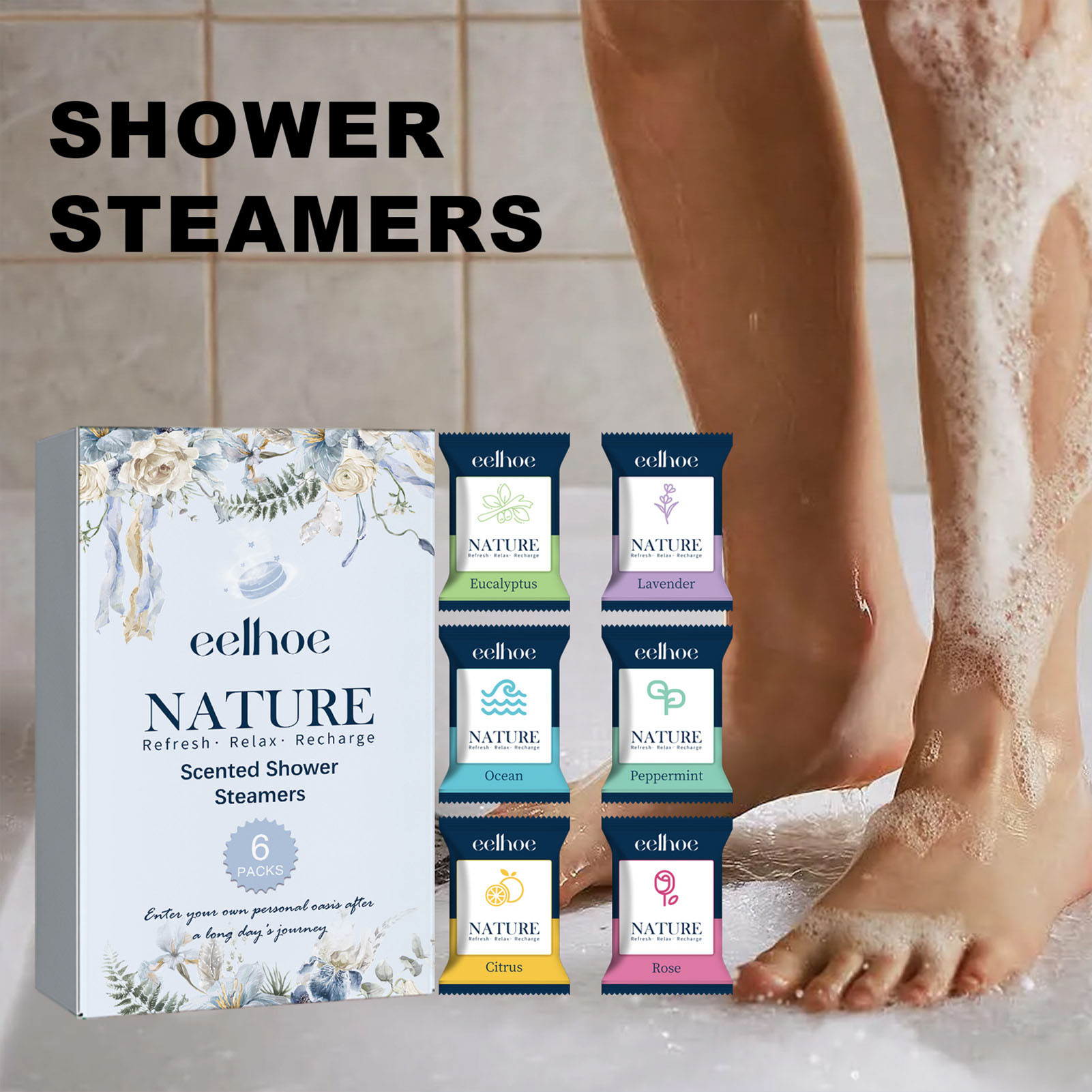 6pcs Aromatherapy Shower Table - Shower Steamer Tablet review and price