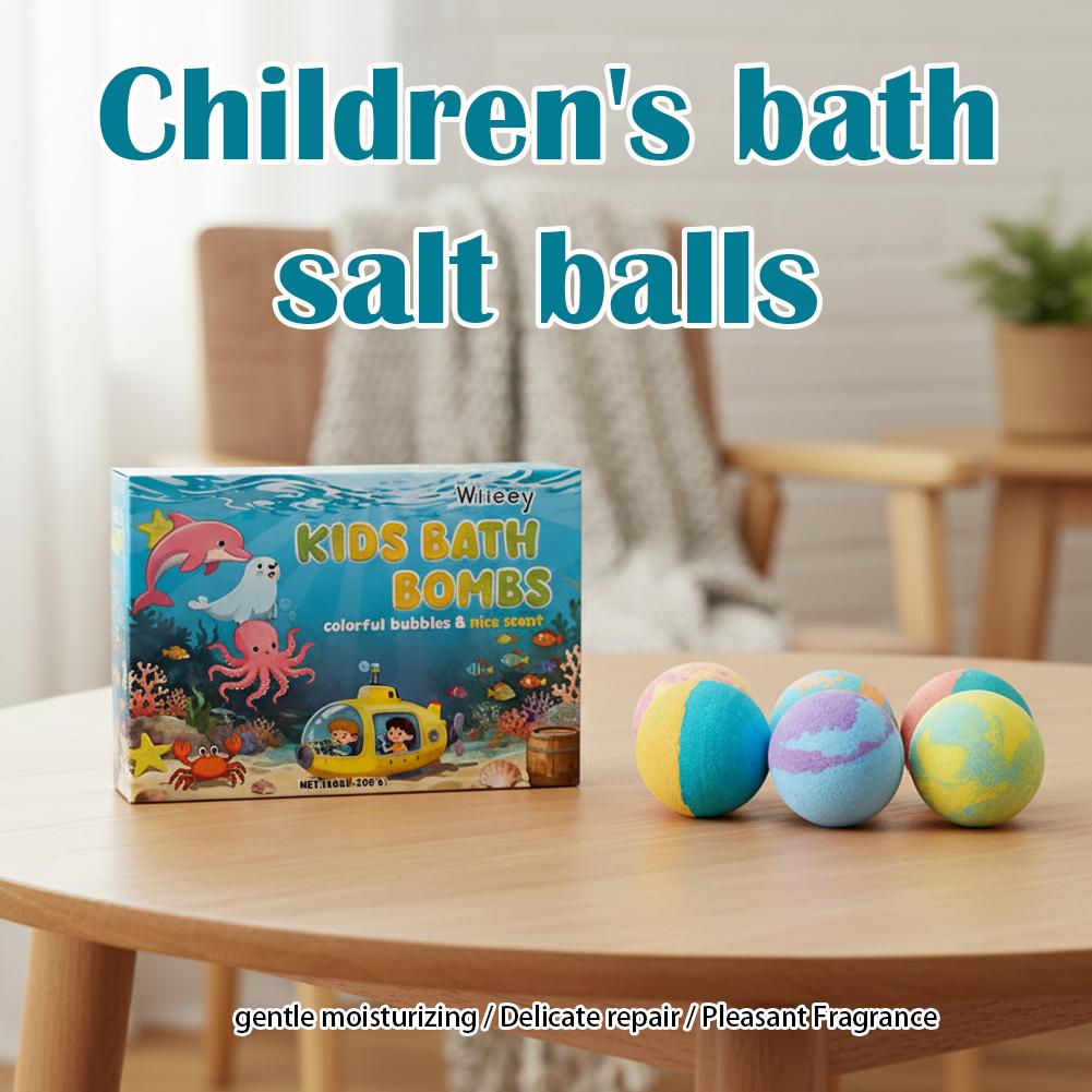 6Pcs Kids Bubble Bath Bombs Se - Relax - Spa & Wellness review and price