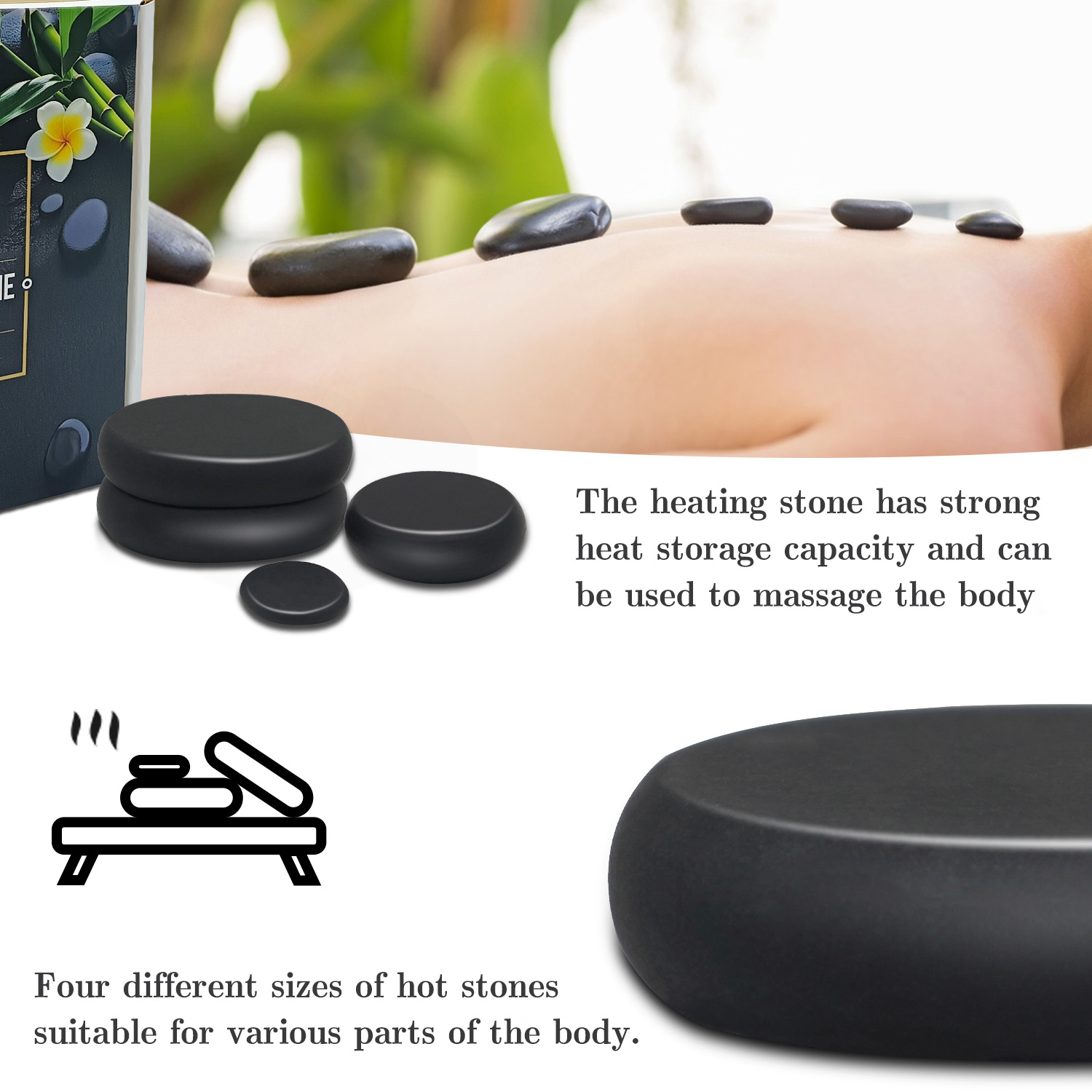 Massage Hot Stone Set,10 Piece - Spa Wellness Locations review and price