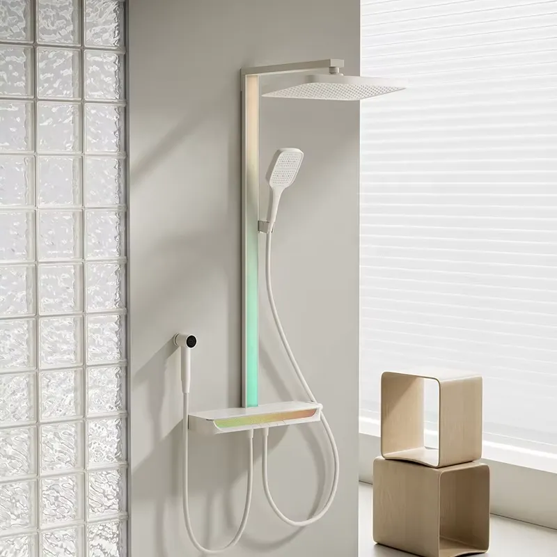 Brass Digital Waterfall Shower - Spa & Wellness Hotel Fitak * * * * review and price