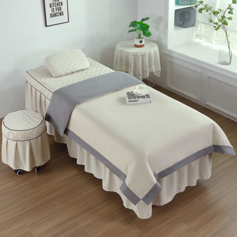 4pcs Rose Beauty Salon Bedding - Spa Wellness Locations review and price