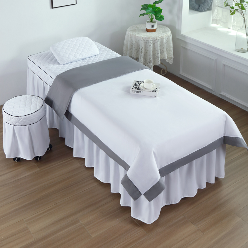 4pcs Rose Beauty Salon Bedding - Spa Wellness Locations review and price