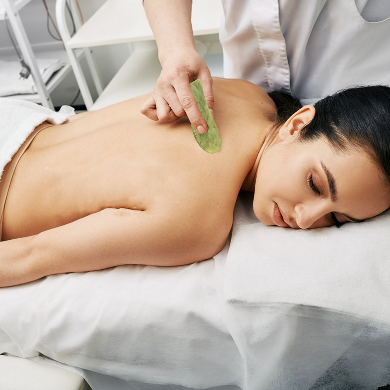 2Pcs Natural Jade Gua Sha Scra - Relax - Spa & Wellness review and price