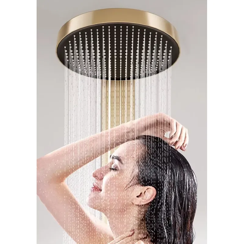 Brass Rainfall Shower Panel Se - Spa & Wellness Hotel Fitak * * * * review and price